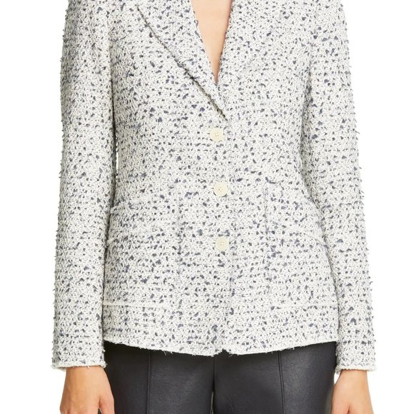 Rebecca Taylor Eyelash Tweed Jacket Blazer 4 - Picture 7 of 7